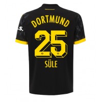 Fotballdrakt Herre Borussia Dortmund Niklas Sule #25 Bortedrakt 2023-24 Kortermet